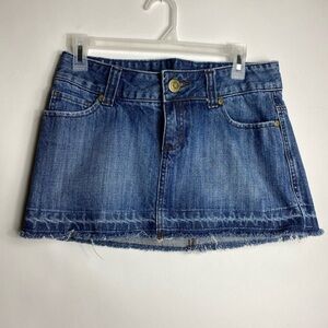 hurley denim skirt Sz 7